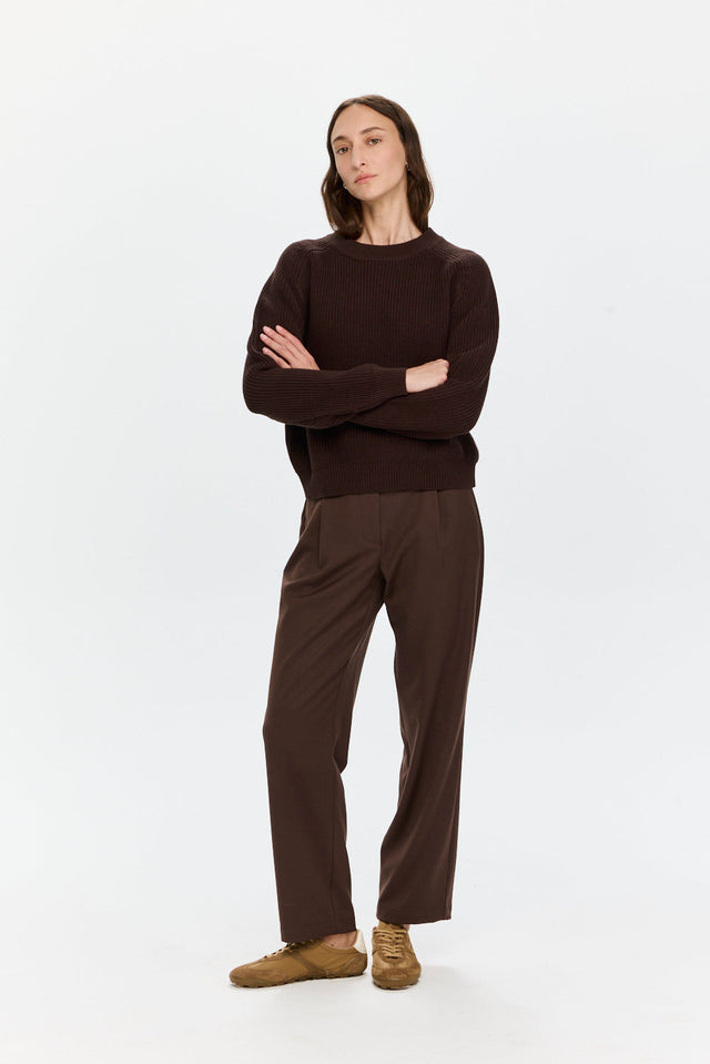 Pre-order Nico Sweater Chocolate Brown