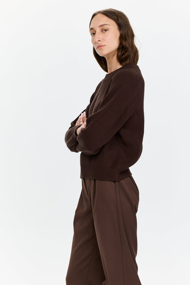 Pre-order Nico Sweater Chocolate Brown