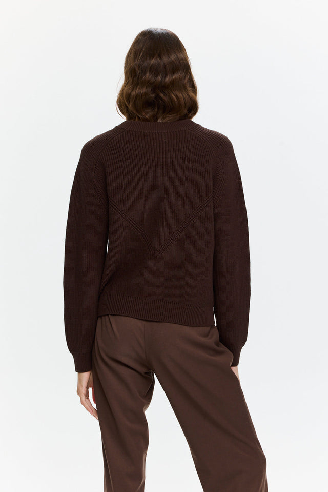 Pre-order Nico Sweater Chocolate Brown