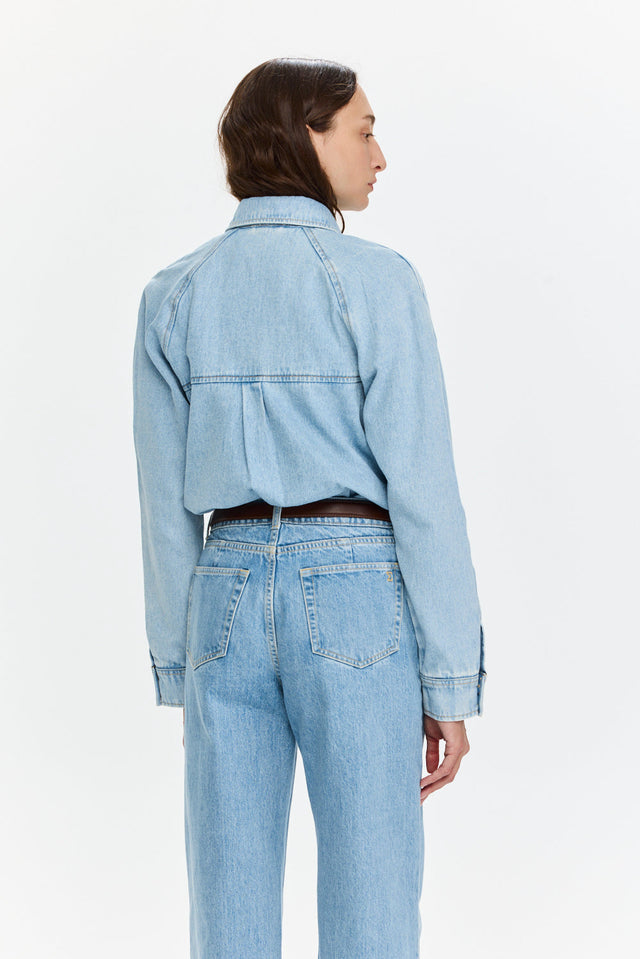 Pre-order: Denim Shirt Sky Blue