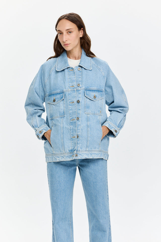 Pre-order: Denim Jacket Sky Blue
