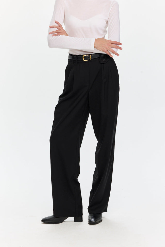 Pre-order: Noah Tailored Pants Black