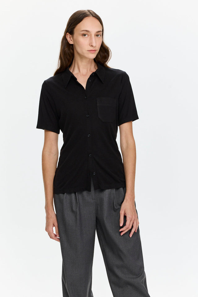 Alison Soft Blouse Black
