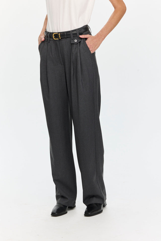 Pre-order: Noah Tailored Pants Grey