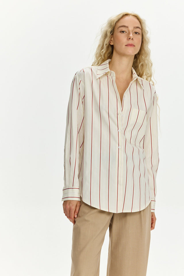Sam Blouse Yellow Stripes