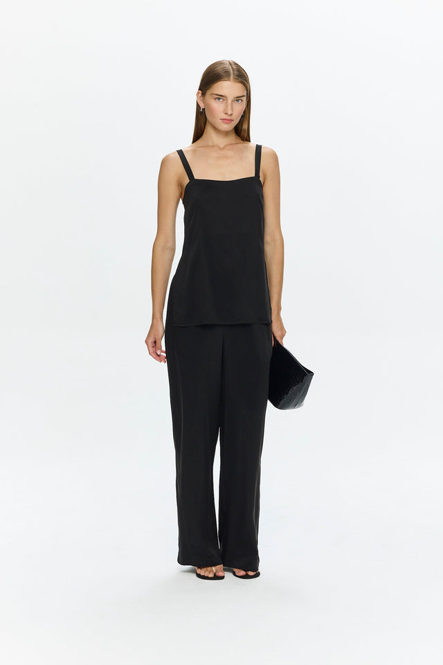 Alex Cupro Pants Black