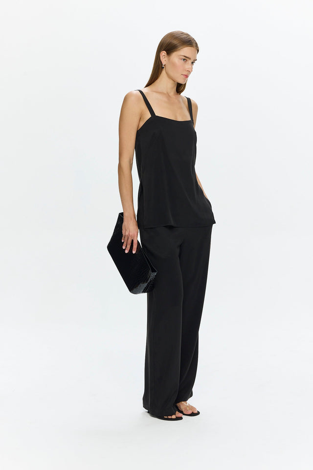 Alex Cupro Pants Black