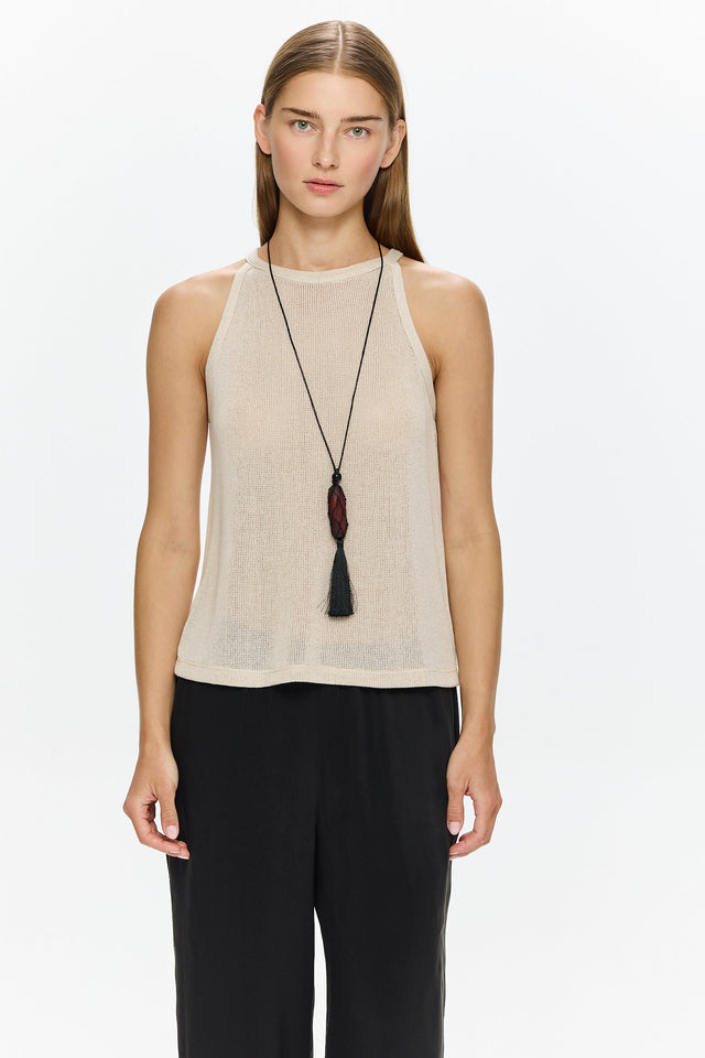 Liv knitted Top Beige