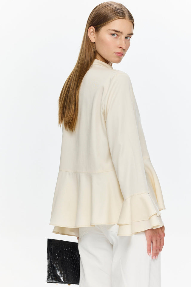 Charlotte Blouse Tencel Creme
