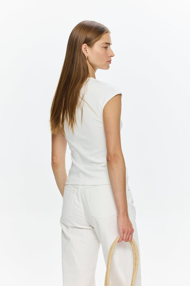 Ruby Slim T White