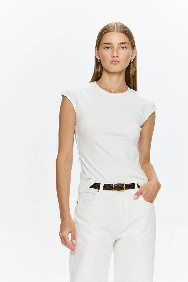Ruby Slim T White