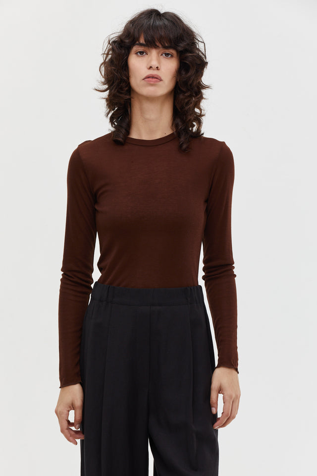 Vicky Cashmere Top Brown