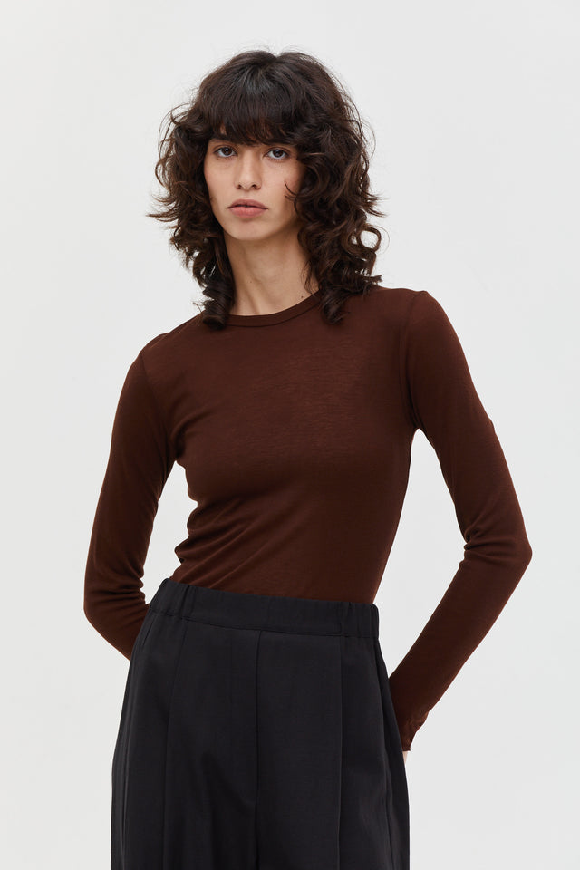 Vicky Cashmere Top Brown