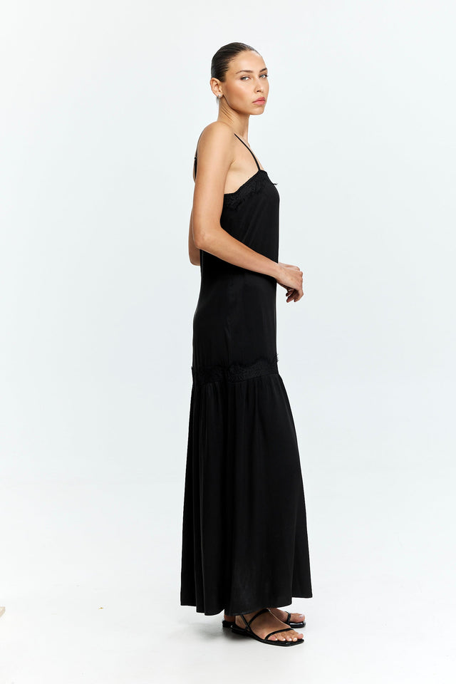 Charlie Lace Dress Black