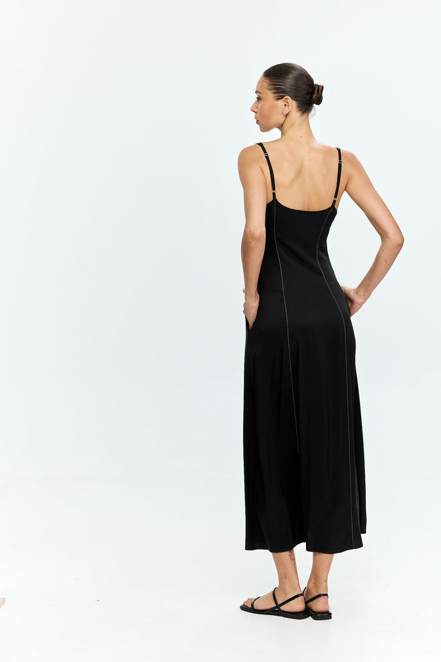 Kate Cupro Dress Black