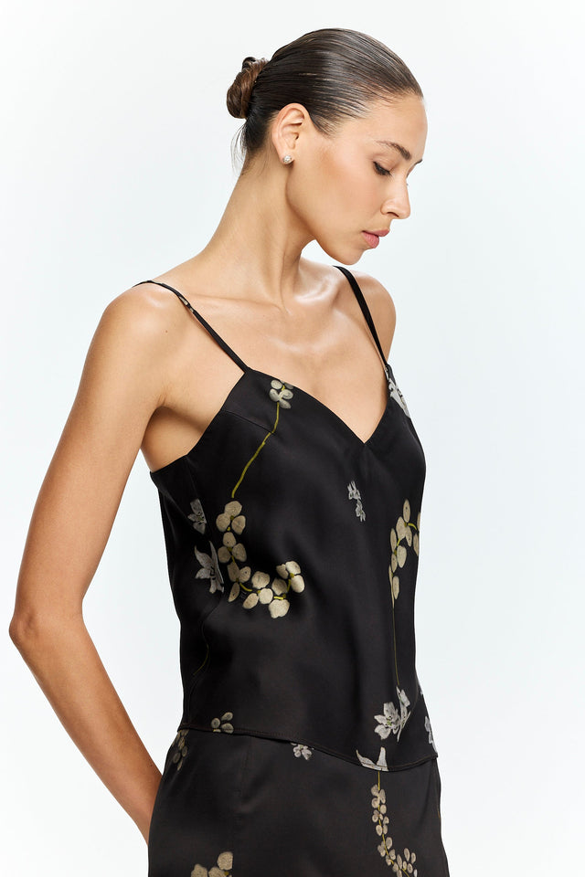 Printed Slip top Chocolate
