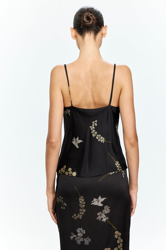 Printed Slip top Chocolate