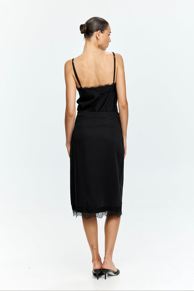 Celine Lace Skirt Black