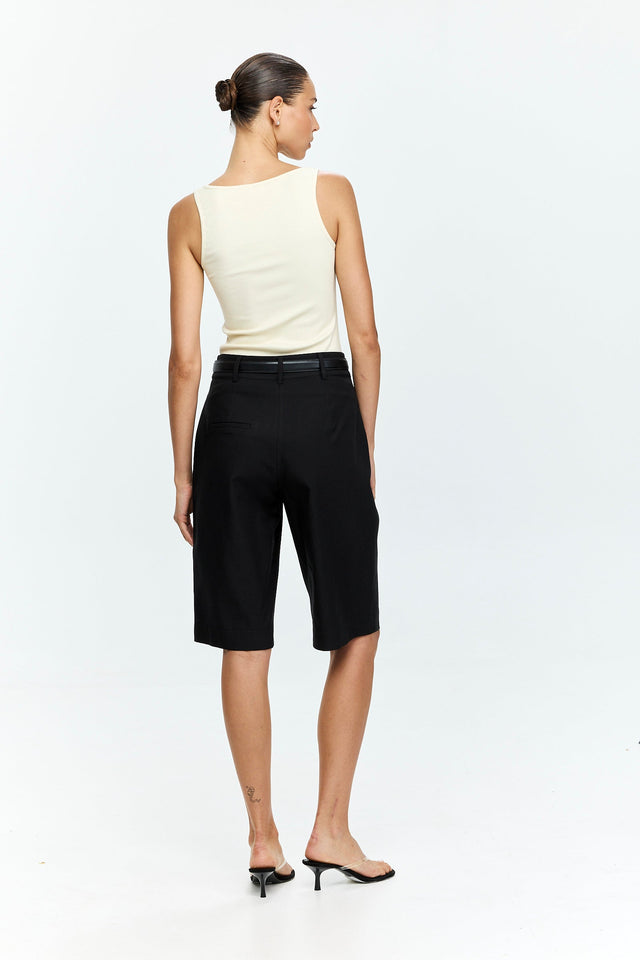 Noah Tencel Bermuda Black
