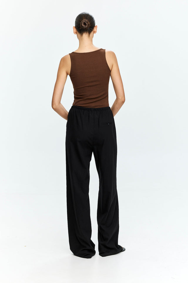 Uma Pants Cotton Black