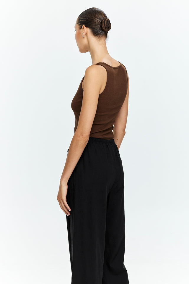 Chloe Tank Top Brown