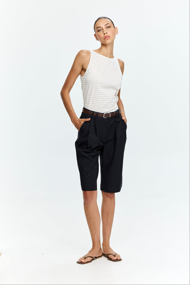 Noah Tencel Bermuda Blue