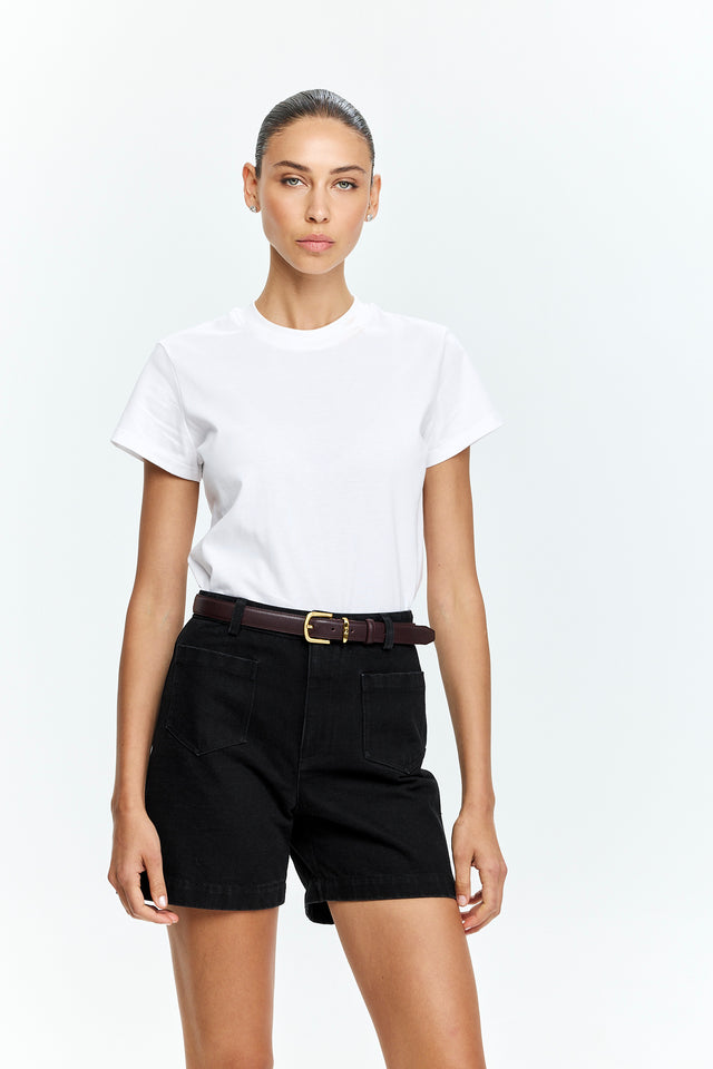 Simon Drill Shorts Black