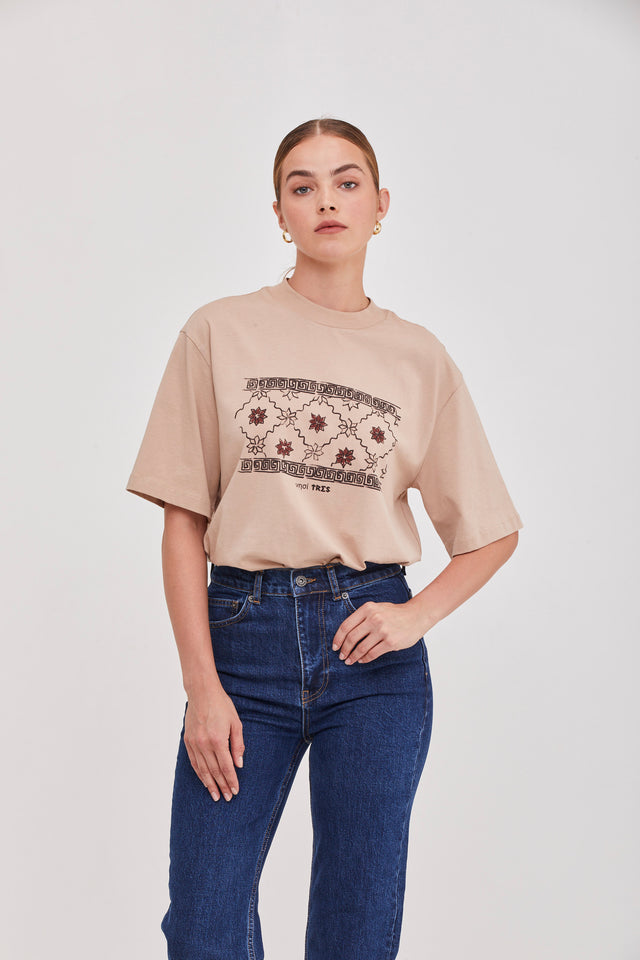 The Island Oversized T Nude