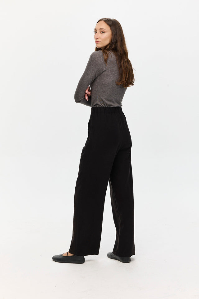 Ivy Cupro Pants Black