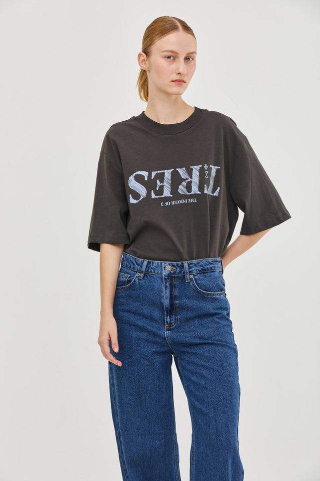 Sert Oversized T Warm Grey