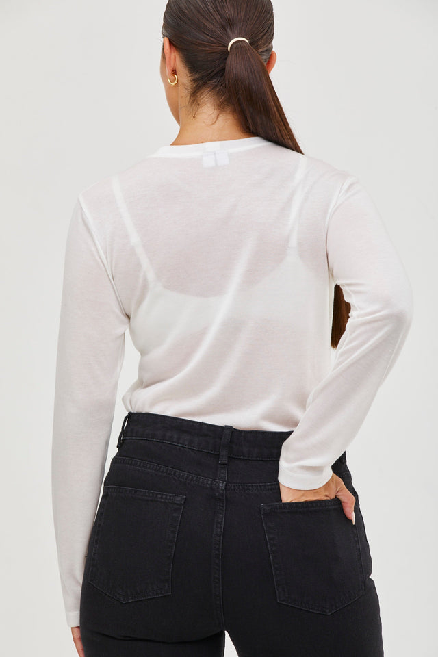 Mili Long Sleeve Top White