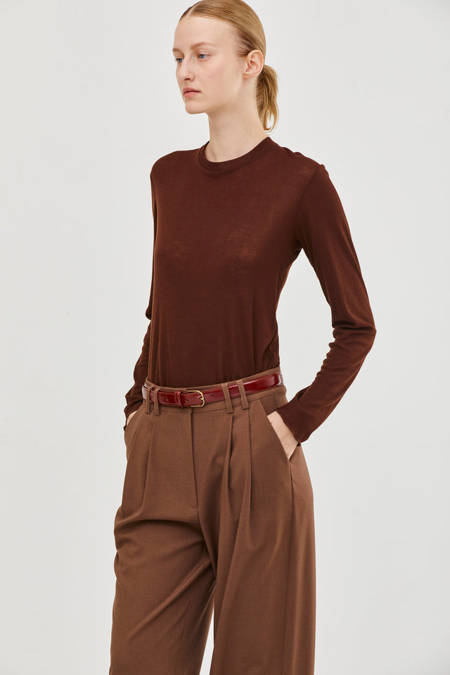 Vicky Cashmere Top Brown