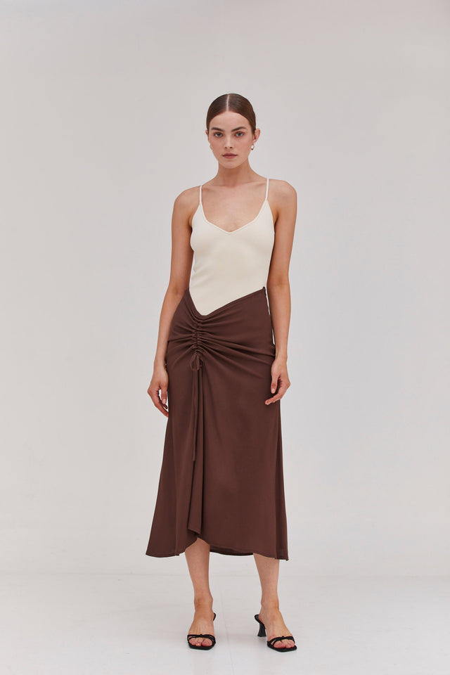 Luna Skirt Brown