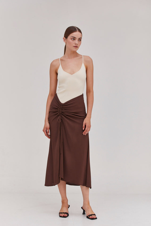 Luna Skirt Brown