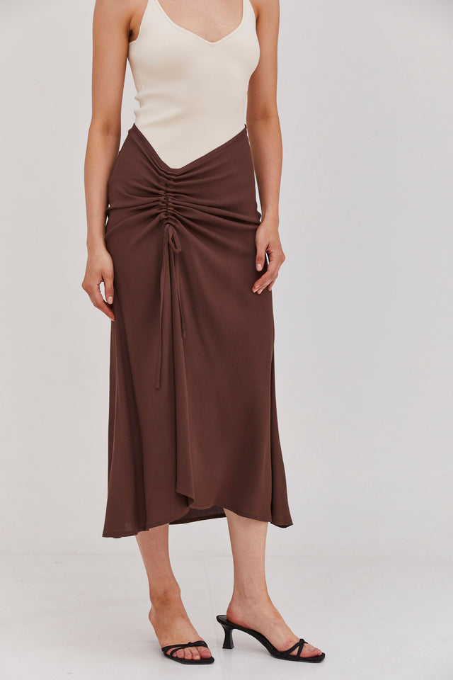 Luna Skirt Brown