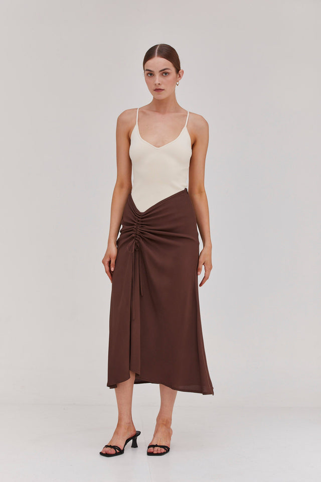 Luna Skirt Brown