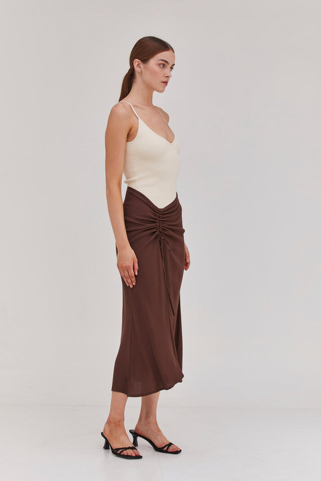 Luna Skirt Brown