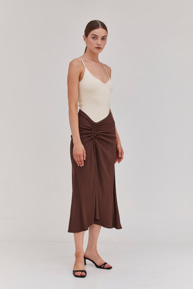 Luna Skirt Brown