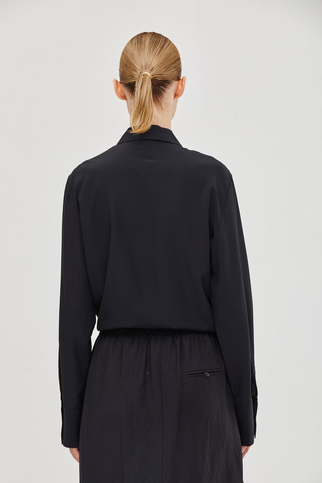 Molly Silk Blouse Black