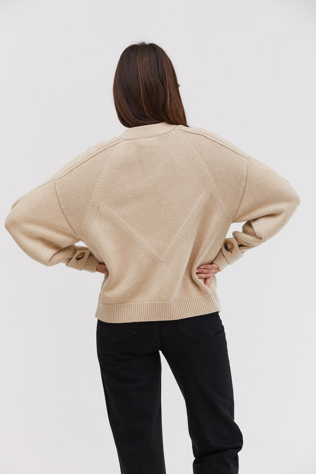 Mia Cardigan Beige