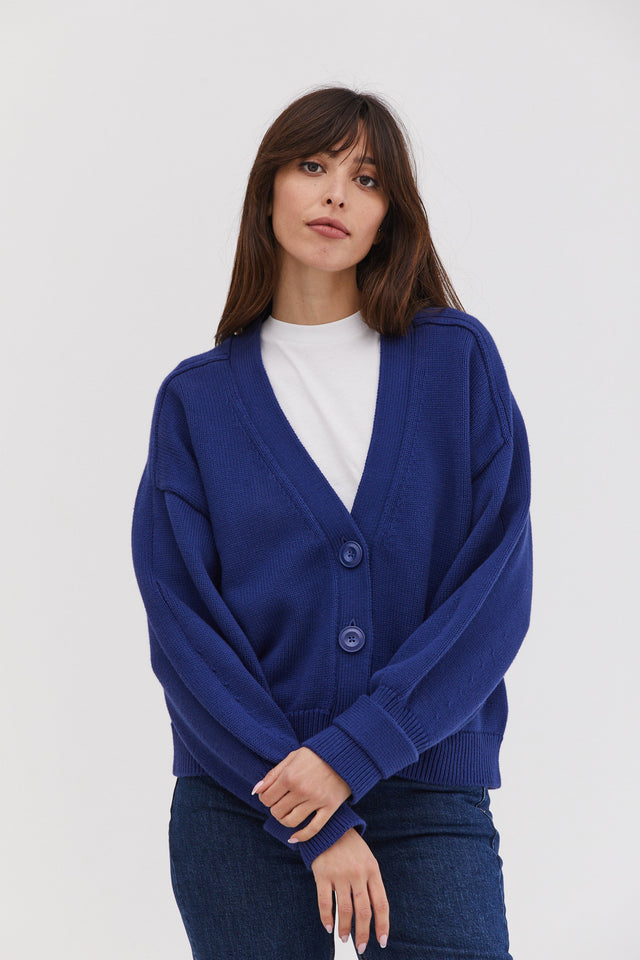 Mia Cardigan Blue