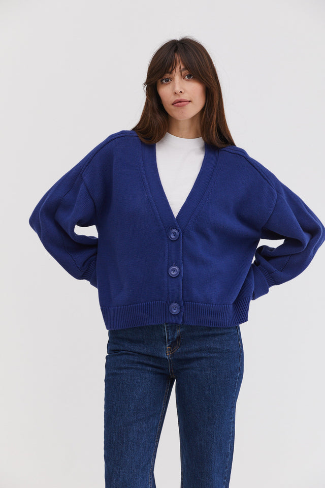 Mia Cardigan Blue