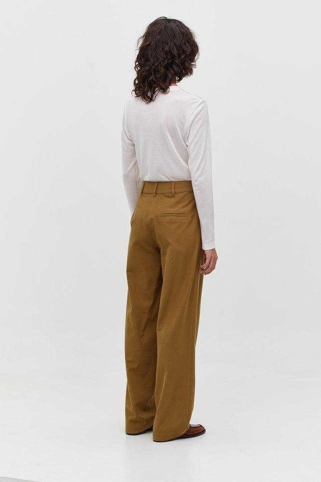 Noah Tencel Pants Khaki