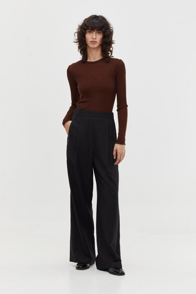 Ivy Pants Linen Black