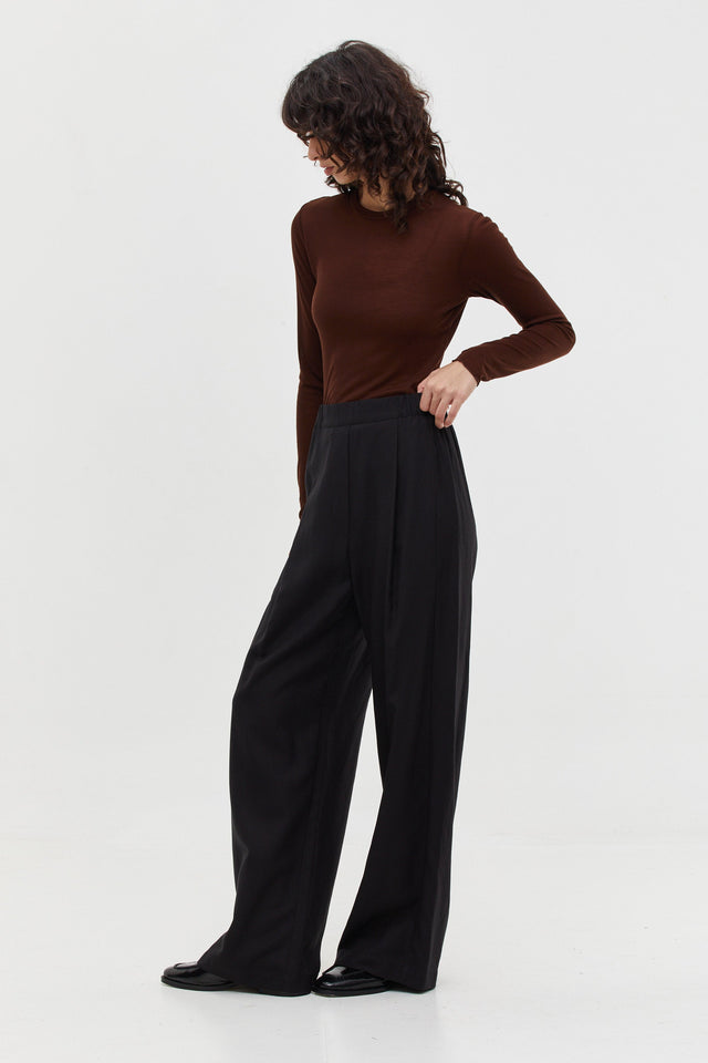 Ivy Pants Linen Black