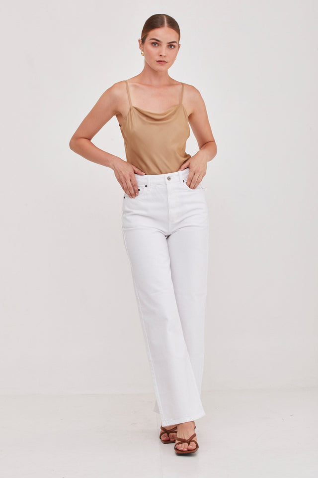 Loose Fit Denim White